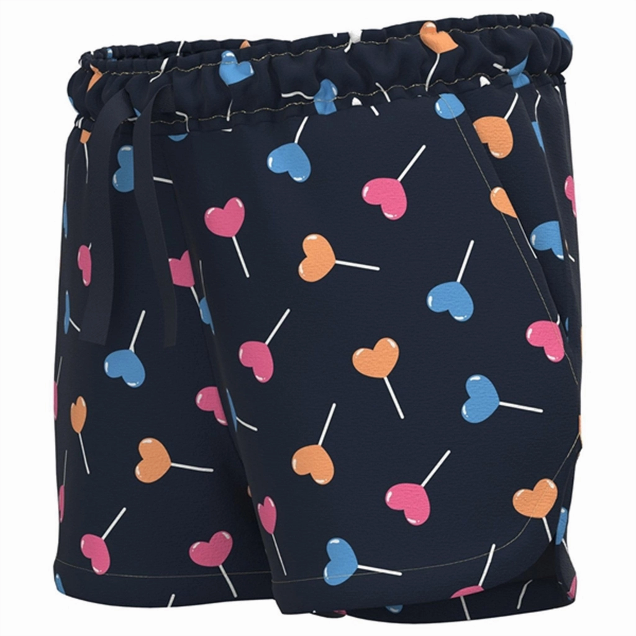 Name it Dark Sapphire Lollipop AOP Vigga Shorts AdjustableDrawstring