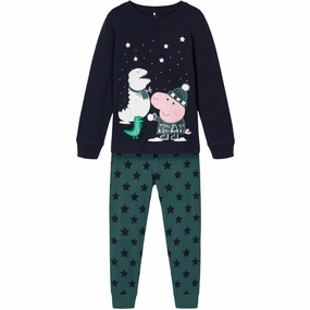 Name It Dark Sapphire Maaten Peppa Pig Pajamas Fresh Morning Sleep Ready