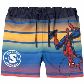 Name it Dark Sapphire Melvin Spiderman Swim shorts fashion lover