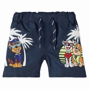 Machine-washable Relaxed-Vibe Name it Dark Sapphire Messi Paw Patrol Swim Shorts
