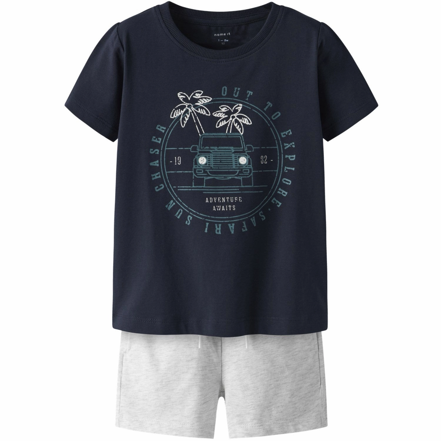 Name It Dark Sapphire Nmmjaspen Ss Shorts Set Pb Seamless Integration