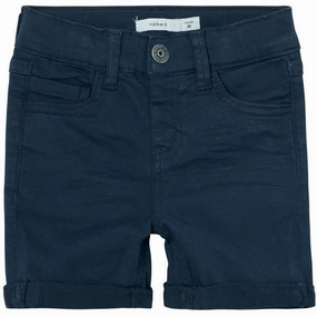Name it Dark Sapphire Silas Isak Twill Shorts RecycledPolyester skiing gear