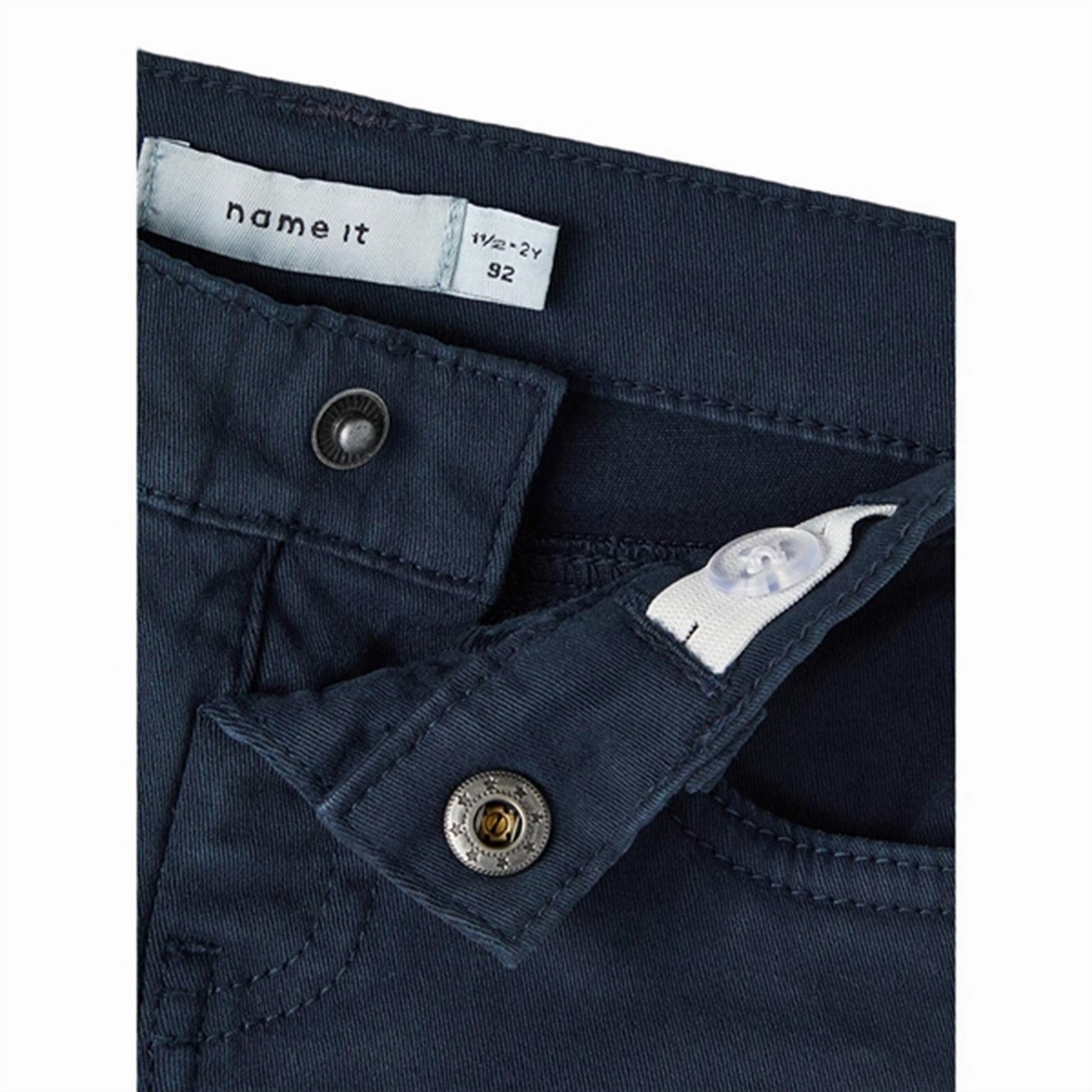 Tagless Design Name it Dark Sapphire Sofus Twill Shorts