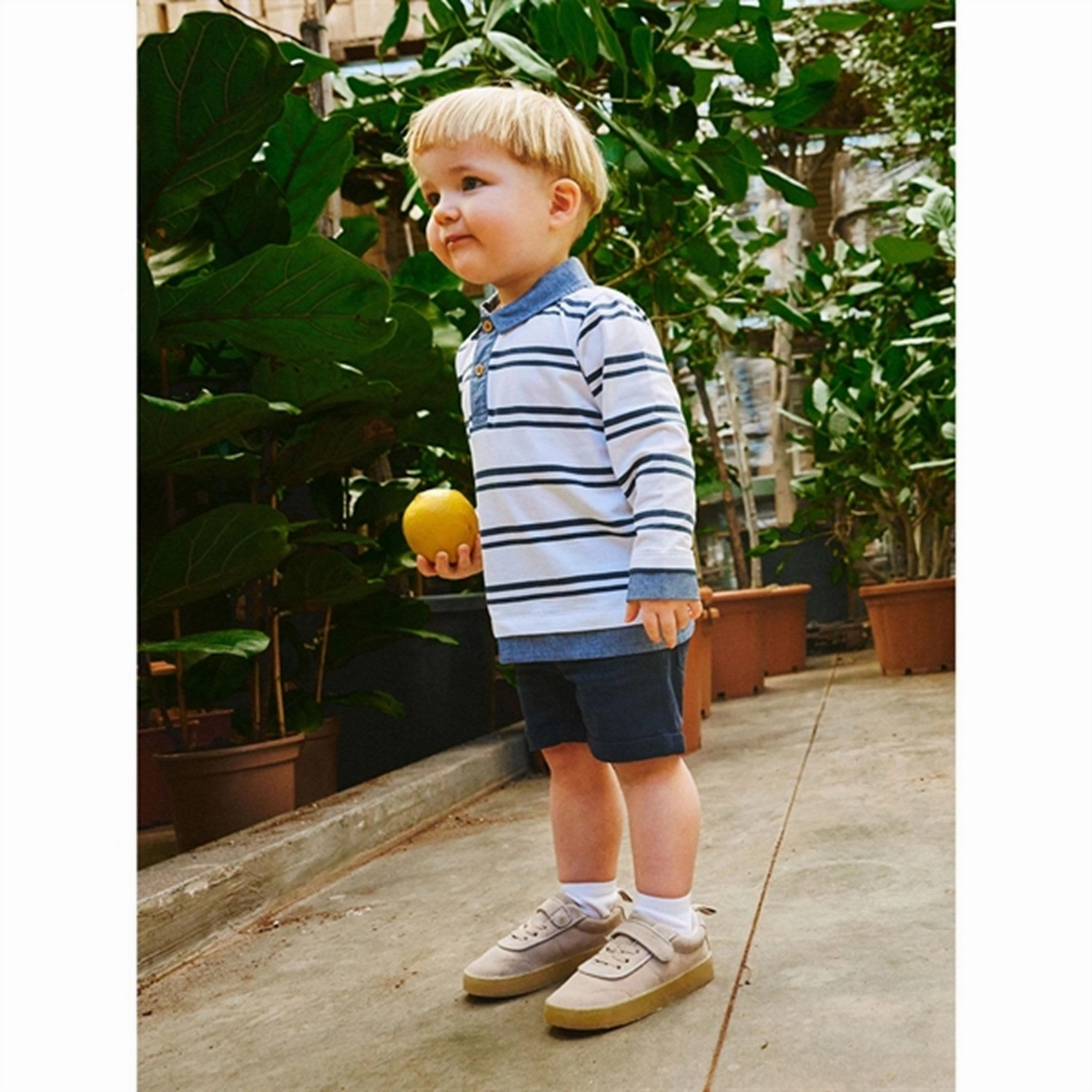 Name it Dark Sapphire Sofus Twill Shorts Board shorts Simple Cut