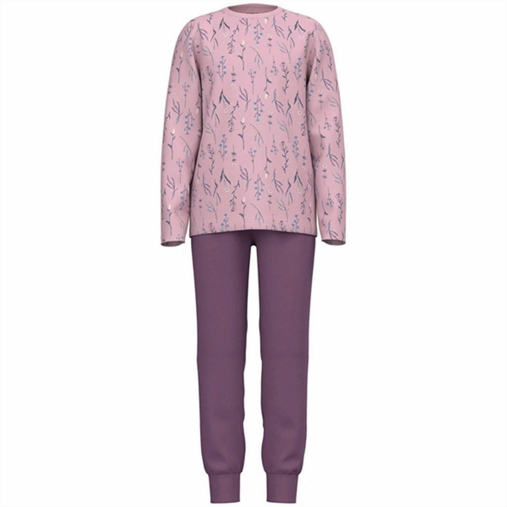 Name it Dawn Pink Night Set Flower Noos Laidback Day