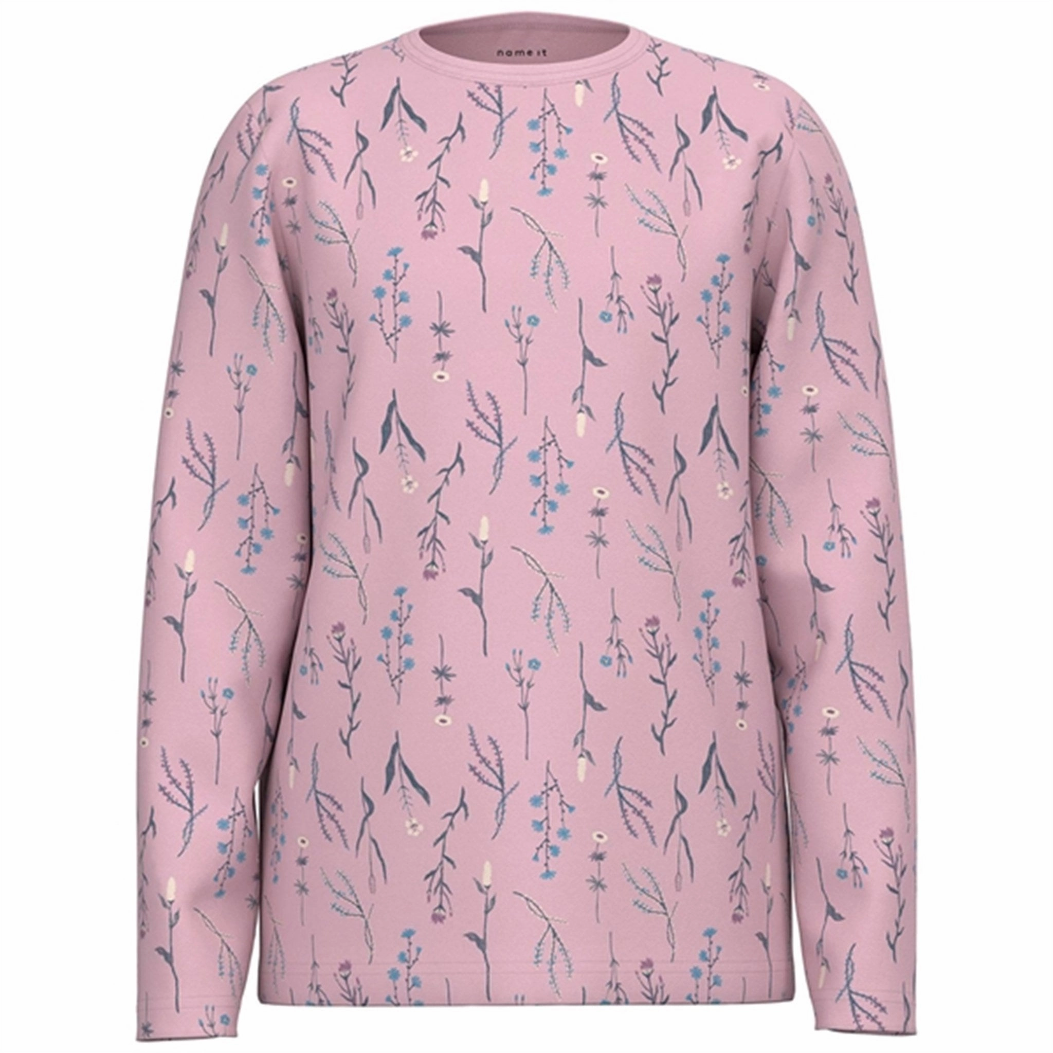 Stay Chill Weekend Look Name it Dawn Pink Night Set Flower Noos