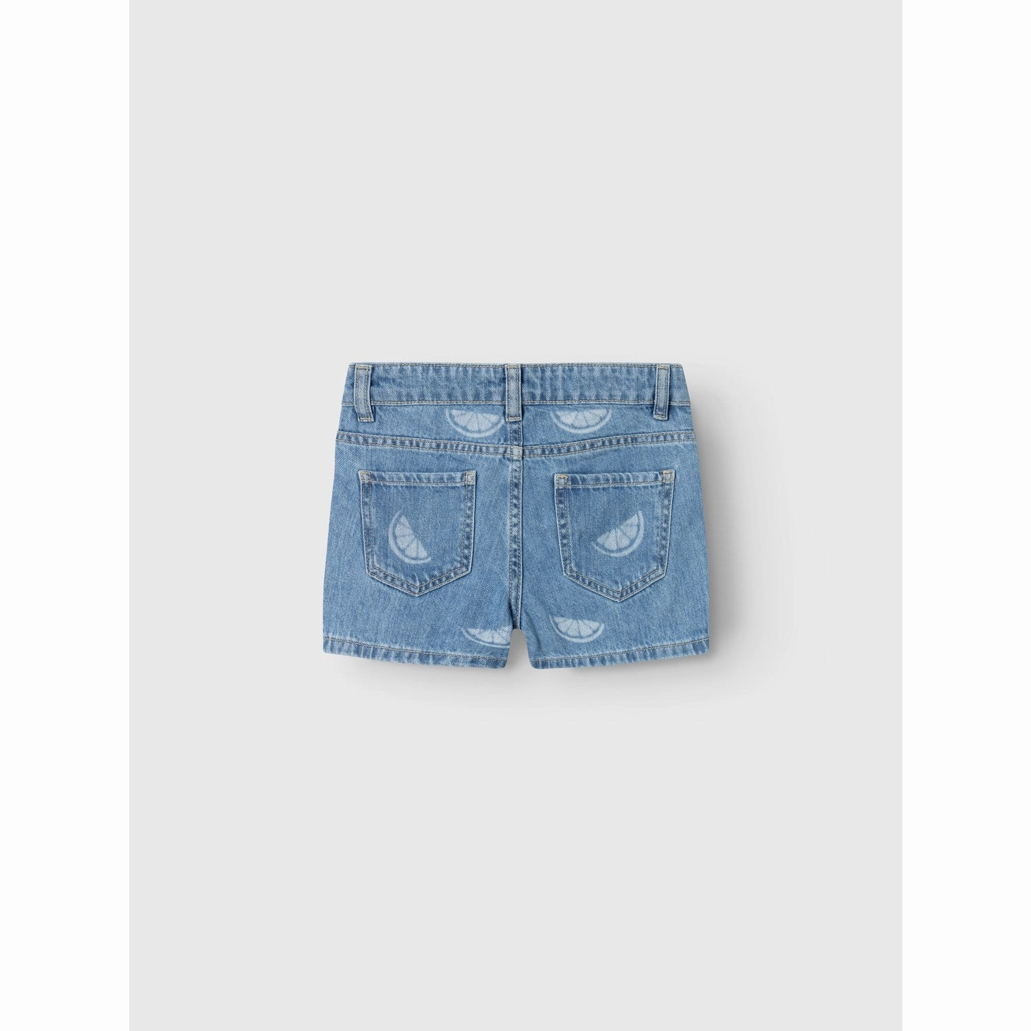 Hypoallergenic Textile Playful Style Name It Denim Blue Citrus Rose Regular Denim Shorts
