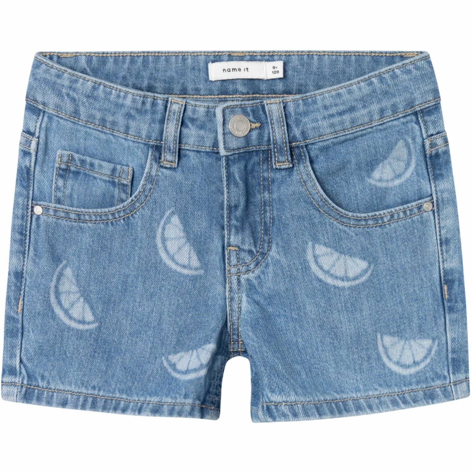 Name It Denim Blue Citrus Rose Regular Denim Shorts Odor Control Technology