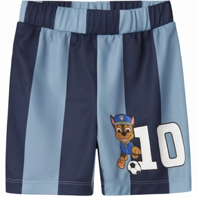 Name It Dusty Blue Nmmjakari Paw Nreg Long Poly Shorts Cplg Abrasion Resistant Surface Breathable Liner