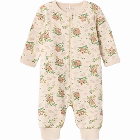 Clean Fresh Fine Beach Name it Fog Owl Nightsuit with Zipper