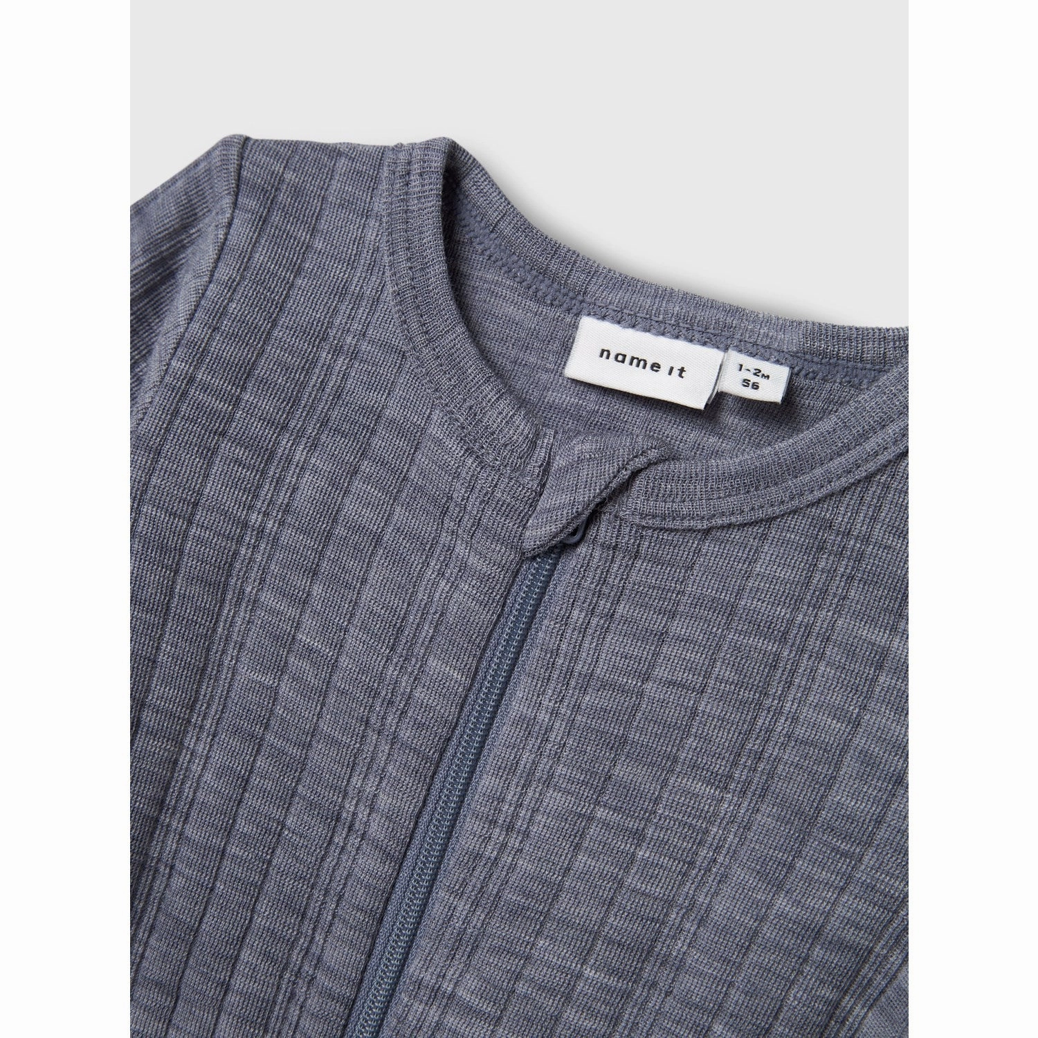 Picnic Vivid Name It Folkstone Gray Nbmwang Wool Needle Nightsuit Solid Noos