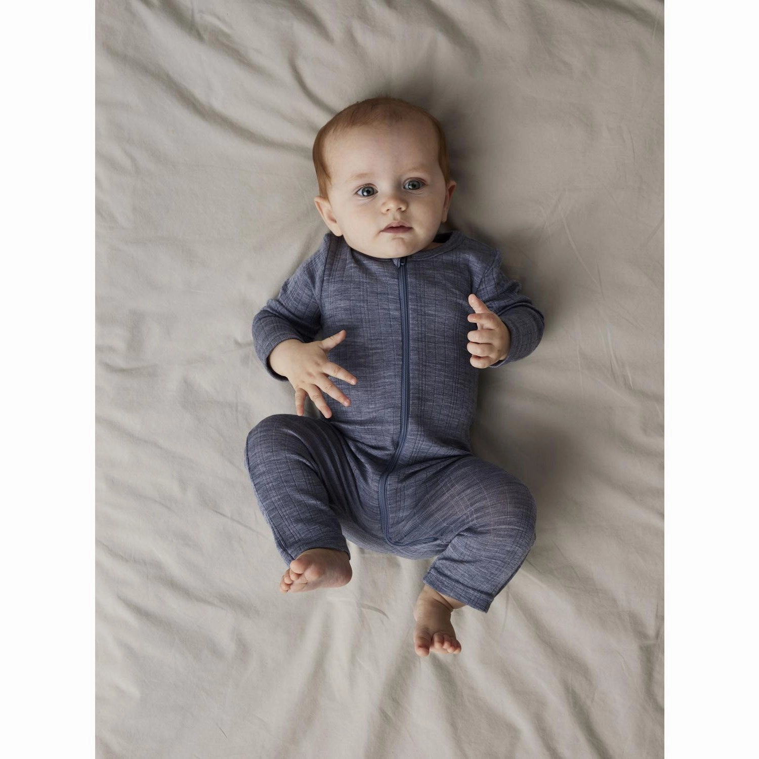 Name It Folkstone Gray Nbmwang Wool Needle Nightsuit Solid Noos Indoor Smart