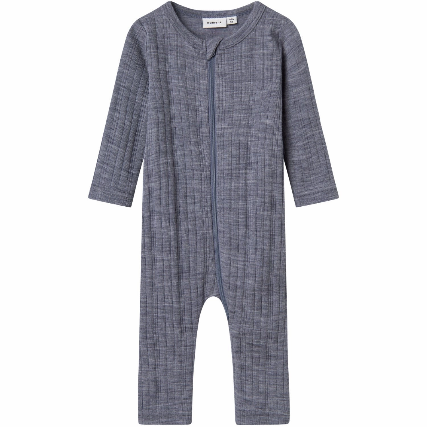 Dinner Flexible Name It Folkstone Gray Nbmwang Wool Needle Nightsuit Solid Noos