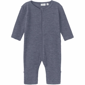 Hot Festival Fine Breathable Name It Folkstone Gray Nbmwossa Wo/Si Rib Nightsuit