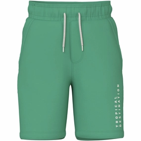 Ergonomic Contour Shape Name It Green Spruce Herry Sweat Shorts
