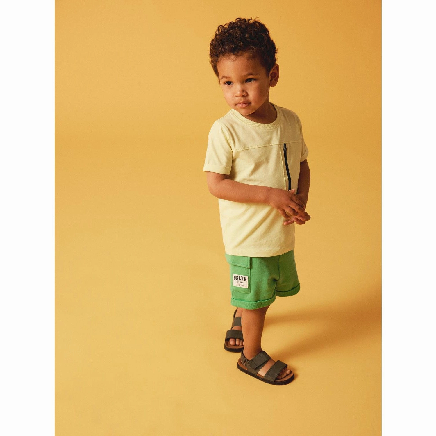 Odor Resistant Finish Name It Green Spruce Jenas Long Sweat Shorts