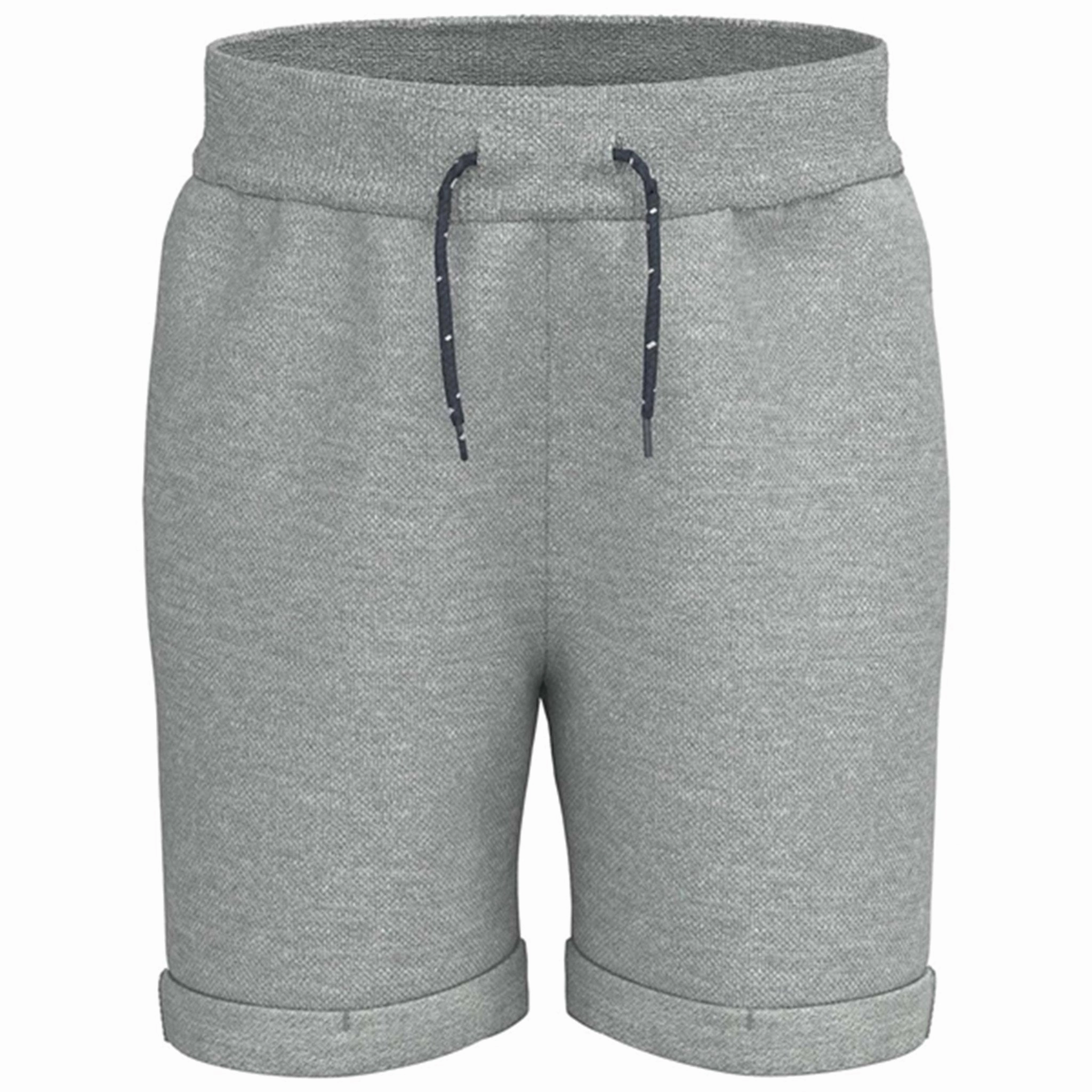 Wide Leg Silhouette Name it Grey Melange Vasse Sweat Shorts