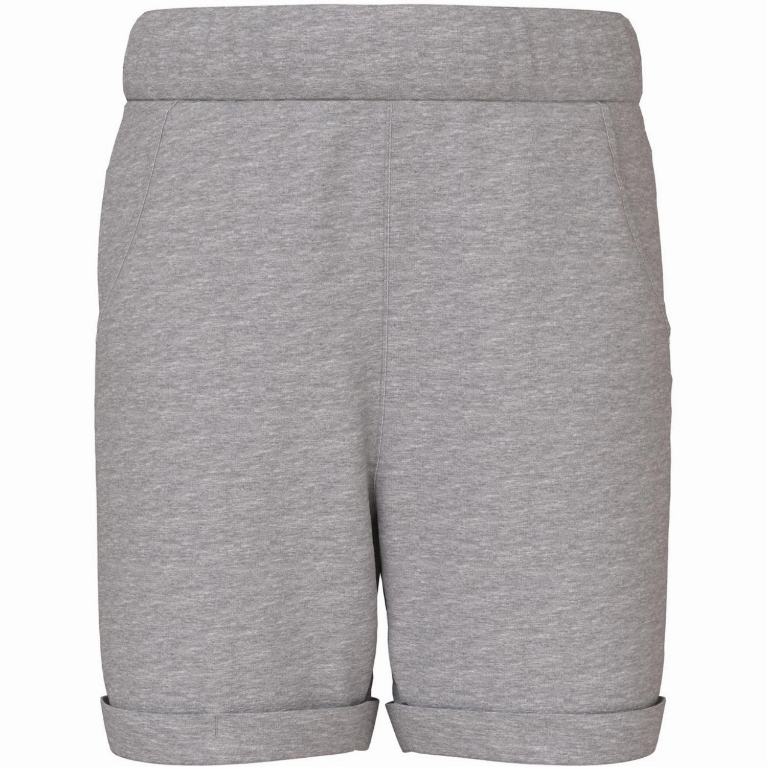 Name It Grey Melange Viking Long Shorts Anti Odor On-The-Go Style