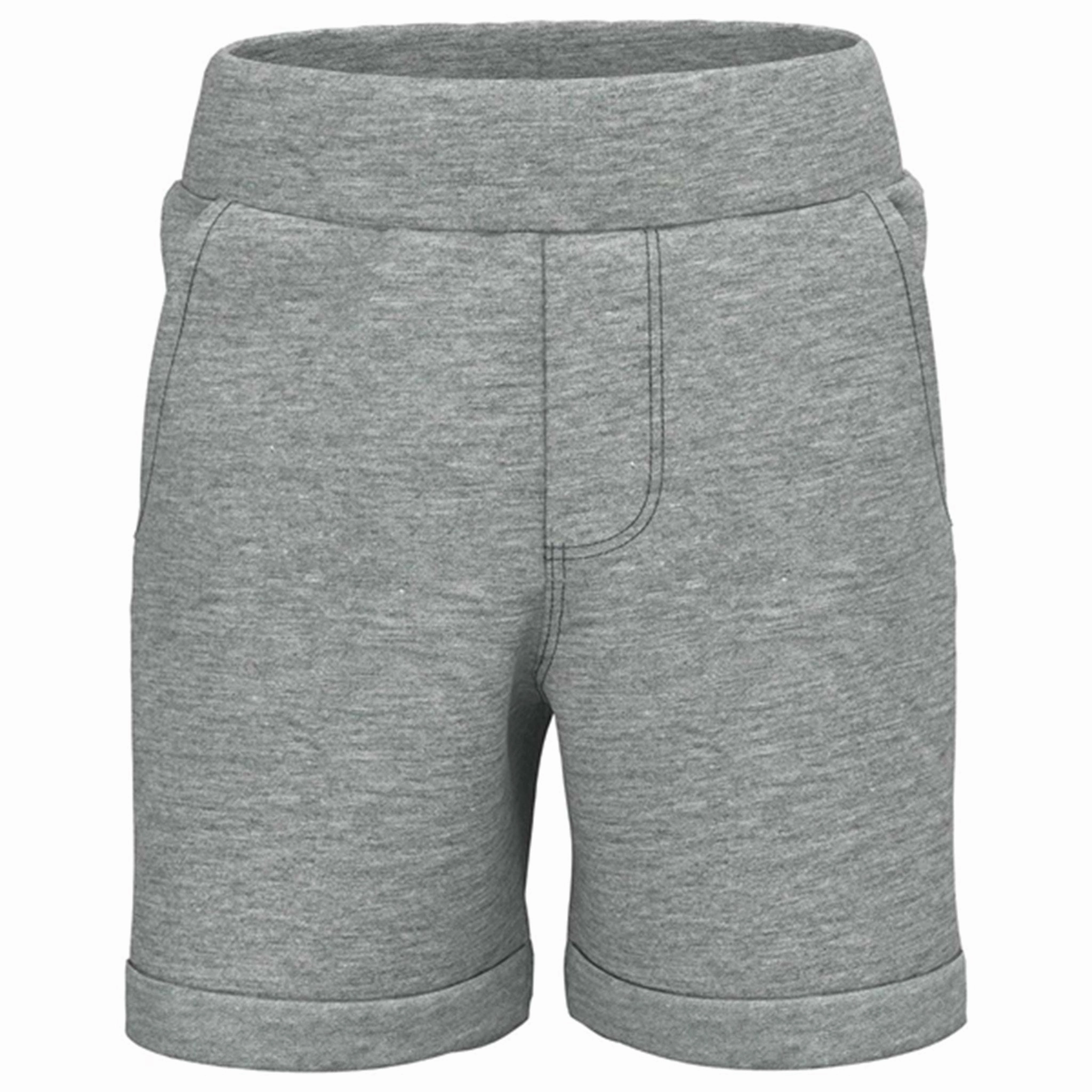 Name it Grey Melange Viking Shorts Port Pocket Design