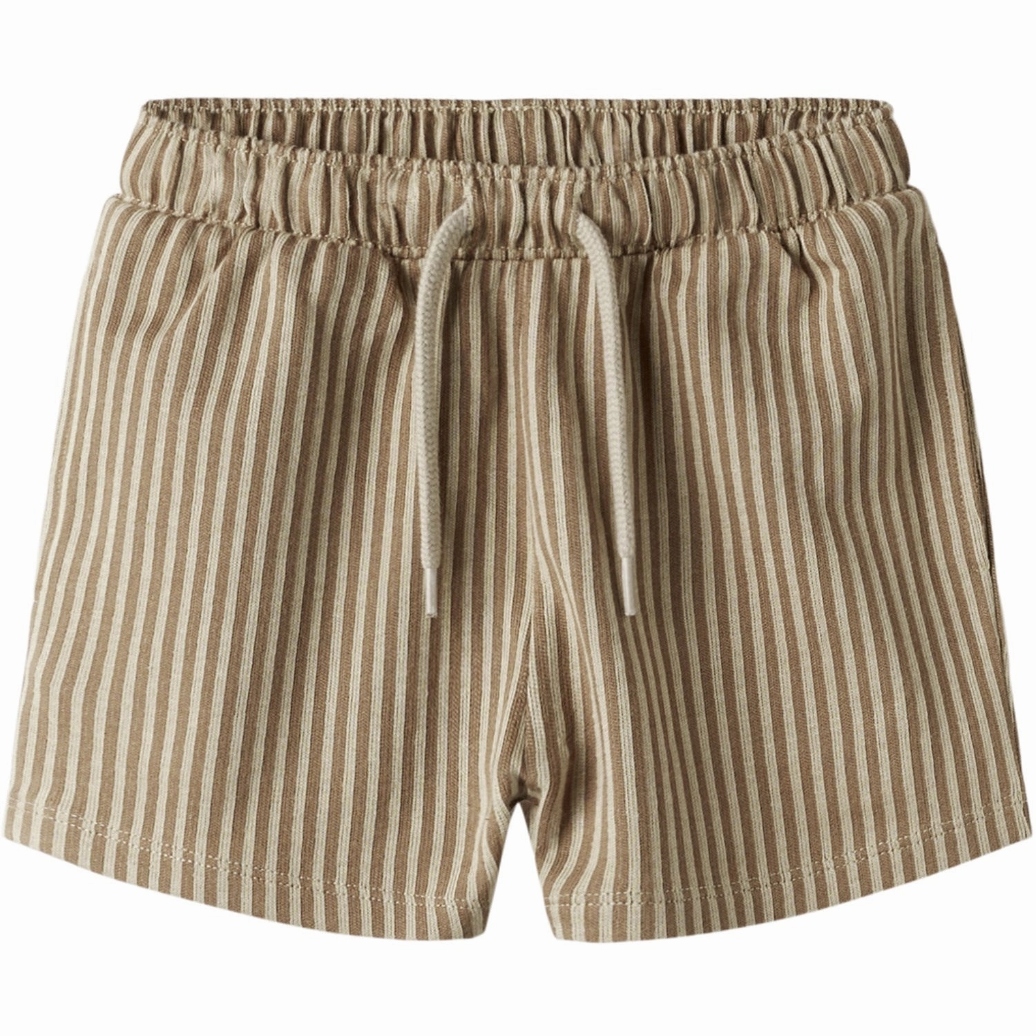 Name It Irish Cream Nmmharis Nreg Shorts Reflective accents checked shorts