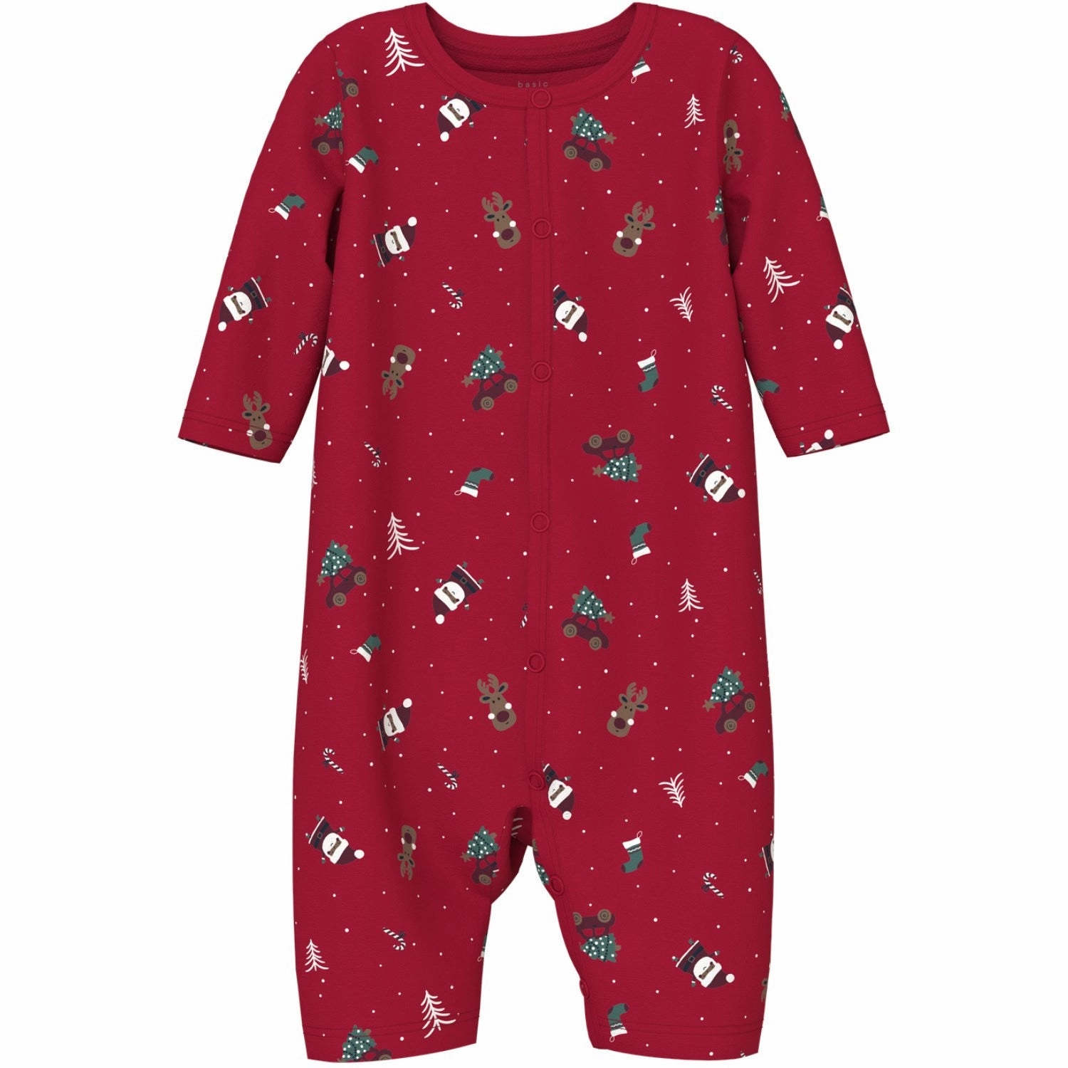 Loose Guest Breathable New Name It Jester Red Christmas Elements Vismas Nightsuit