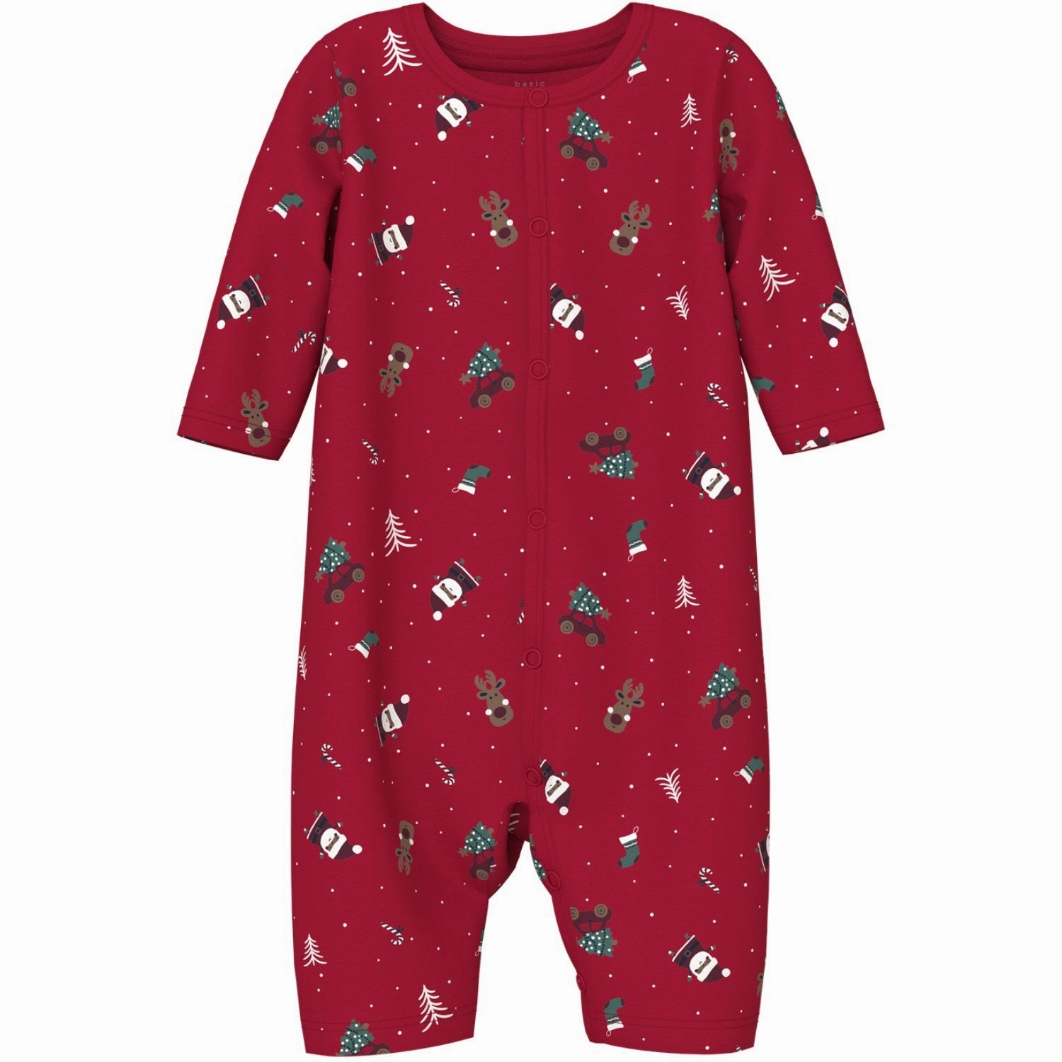 Name It Jester Red Christmas Elements Vismas Nightsuit Weekend Dance Stylish Durable
