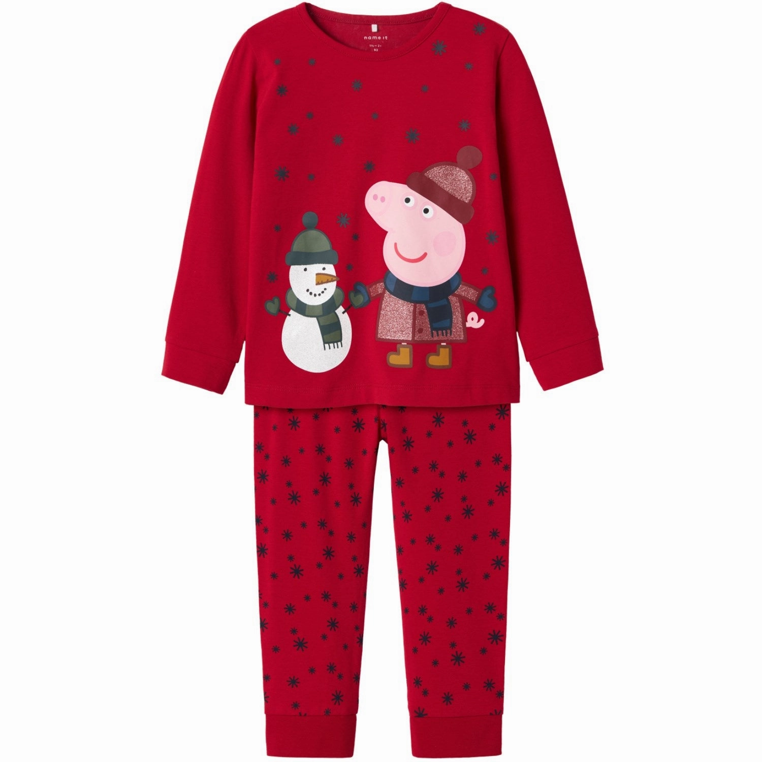 Name It Jester Red Olla Peppa Pig Pajamas Breathable Layering Light Layers
