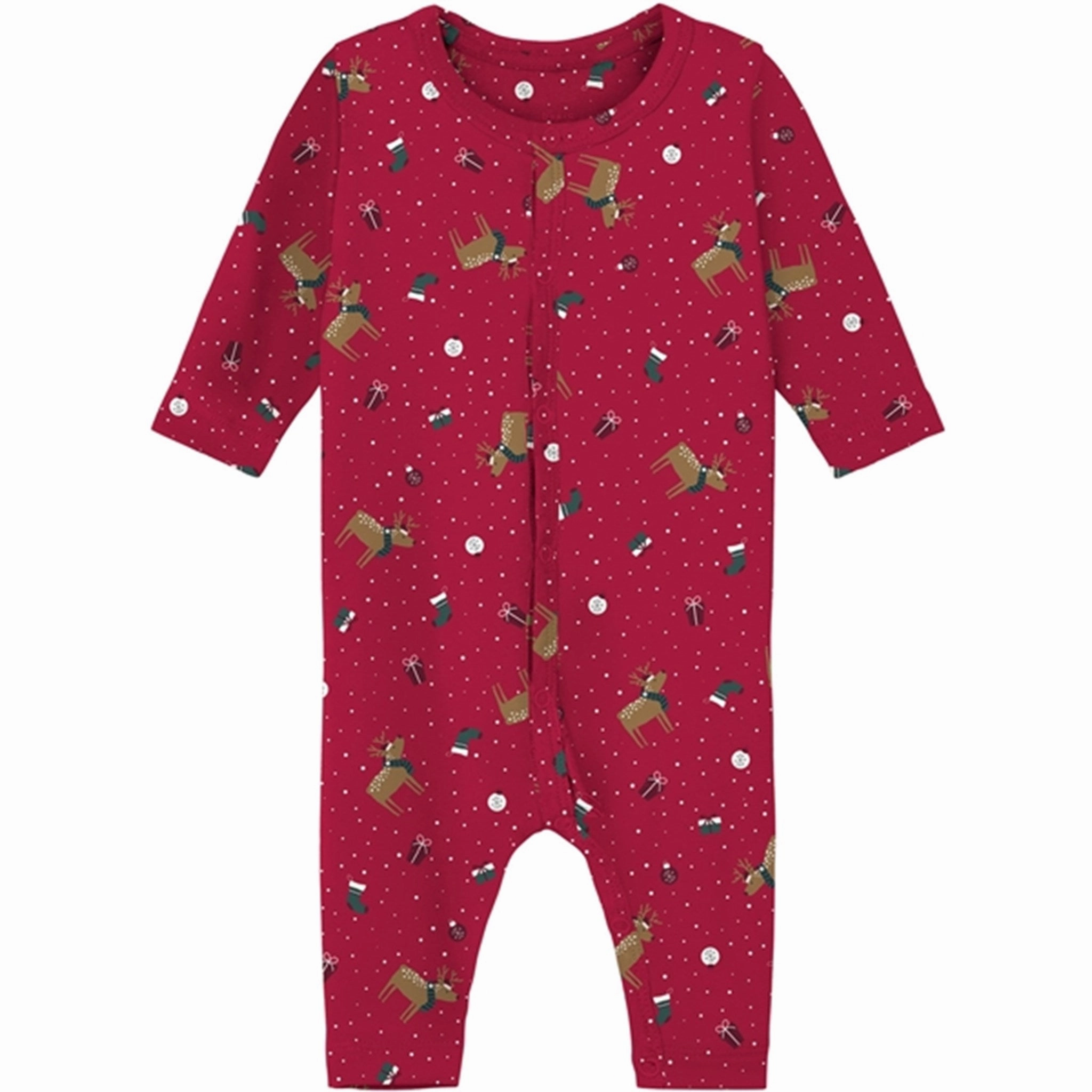Name it Jester Red Vismas Pajamas Essential Basic