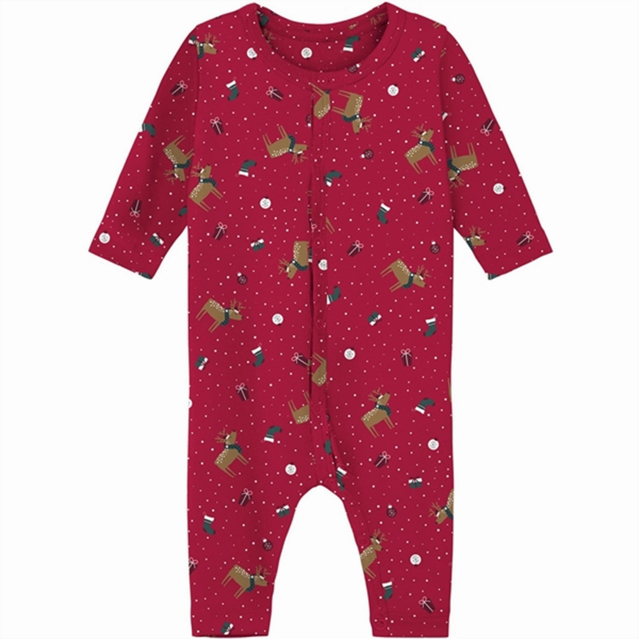Smart Outdoor Name it Jester Red Vismas Pajamas