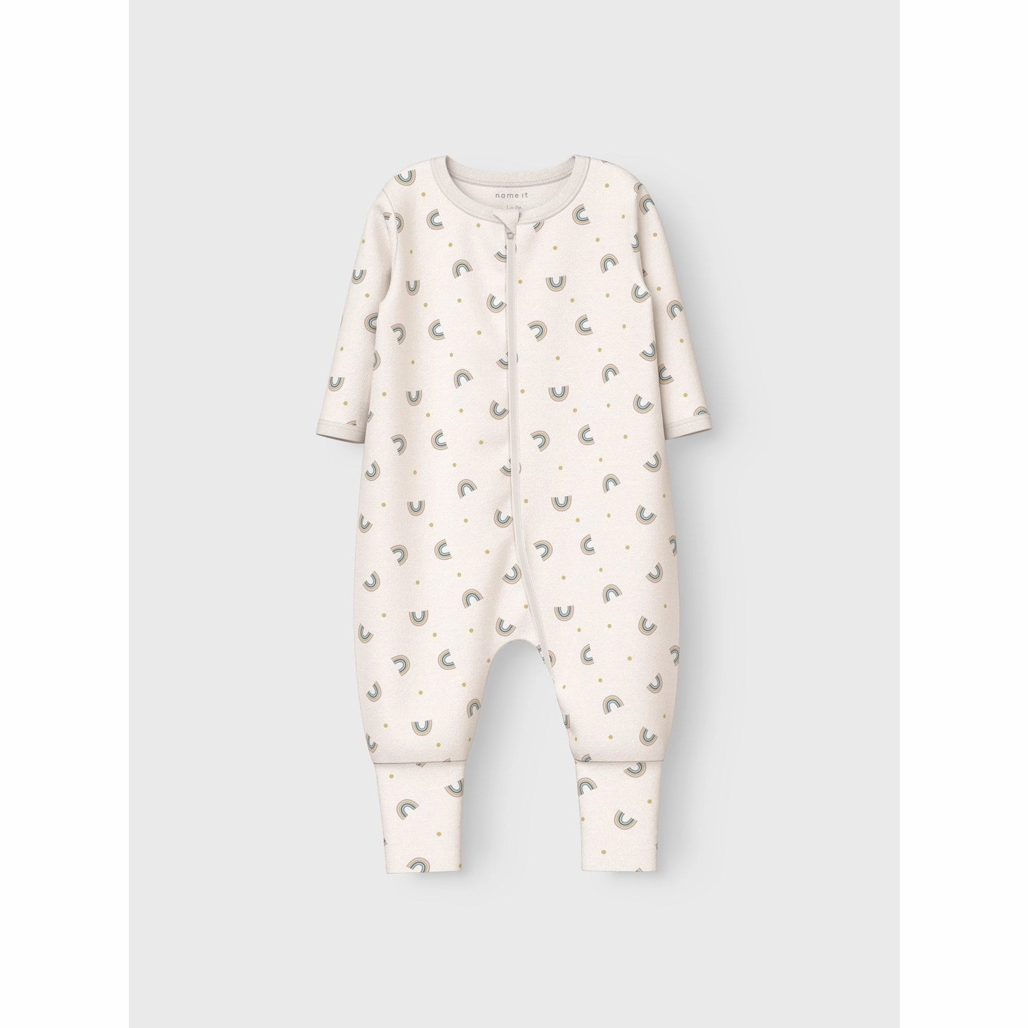 Weekend Girl Shopping Essential Name It Jet Stream Nbfnightsuit 2P Zip Ff Jet Rainbow Noos