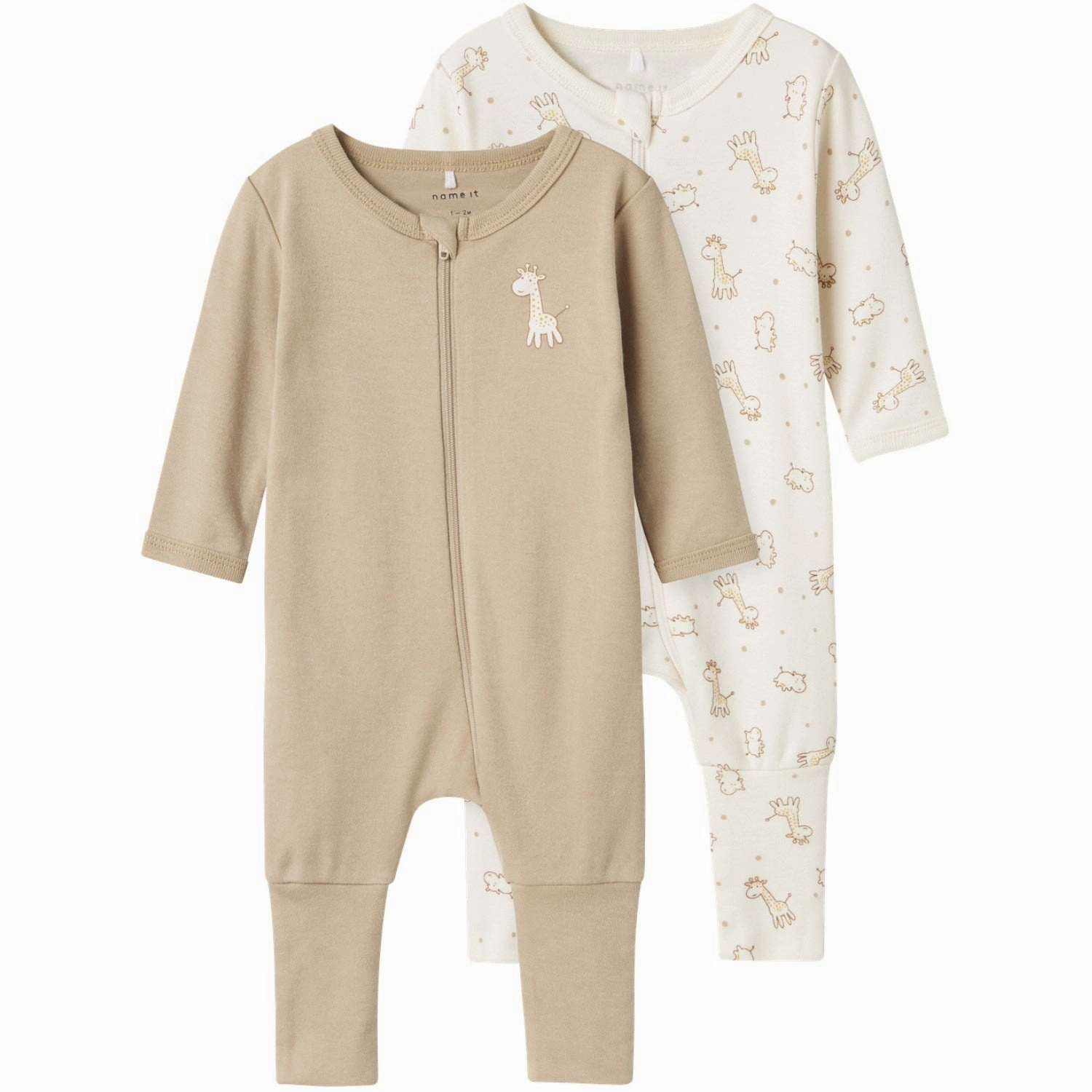 Loose Unique Event Dinner Name It Jet Stream Nightsuit 2-pack Zip Jet Giraffe Noos
