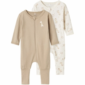 Loose Unique Event Dinner Name It Jet Stream Nightsuit 2-pack Zip Jet Giraffe Noos
