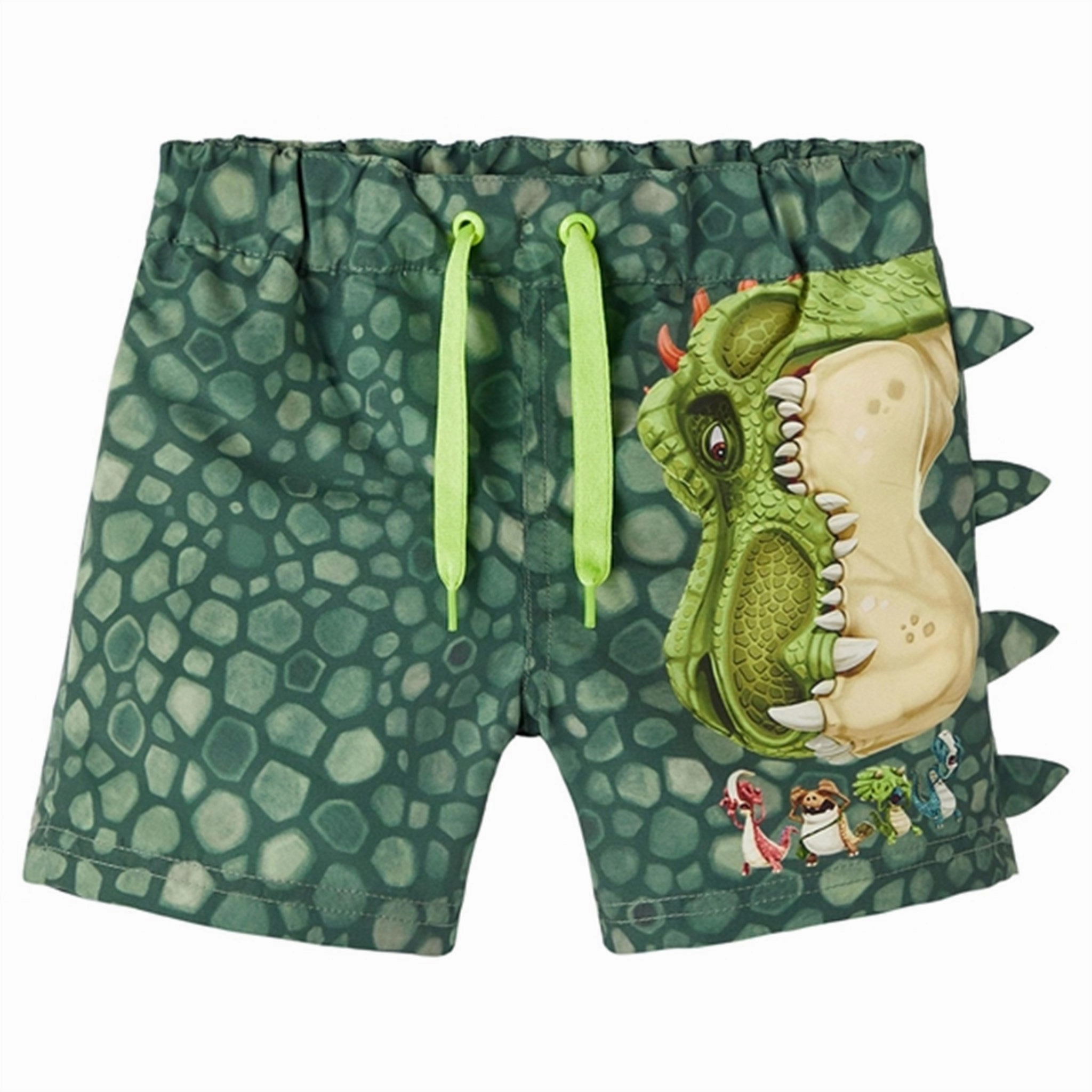 Name it Laurel Wreath Mad Gigantosaurus Swim Shorts Flexible Back Design Non-restrictive