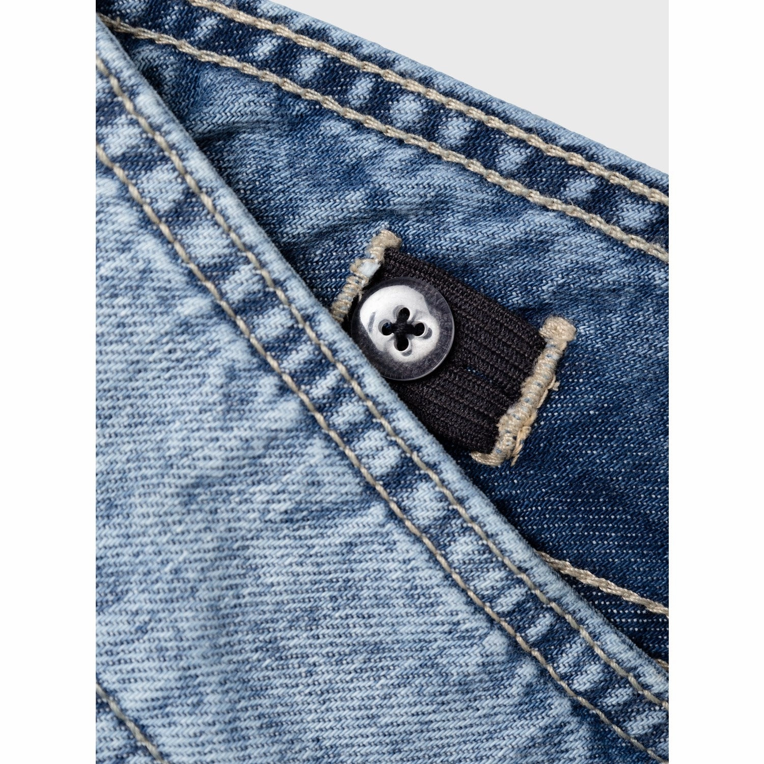 Name It Light Blue Denim Bella Wide Denim Skort plain shorts