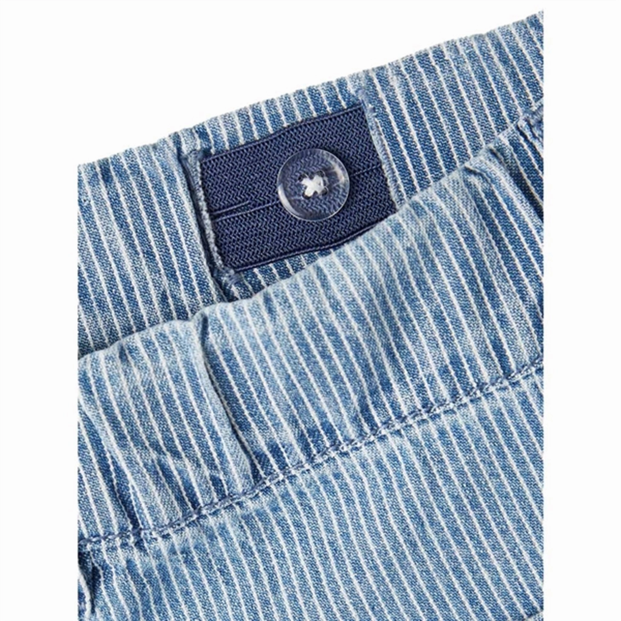 ZipperedSecurity All Day Name it Light Blue Denim Ryan Jog Denim Shorts