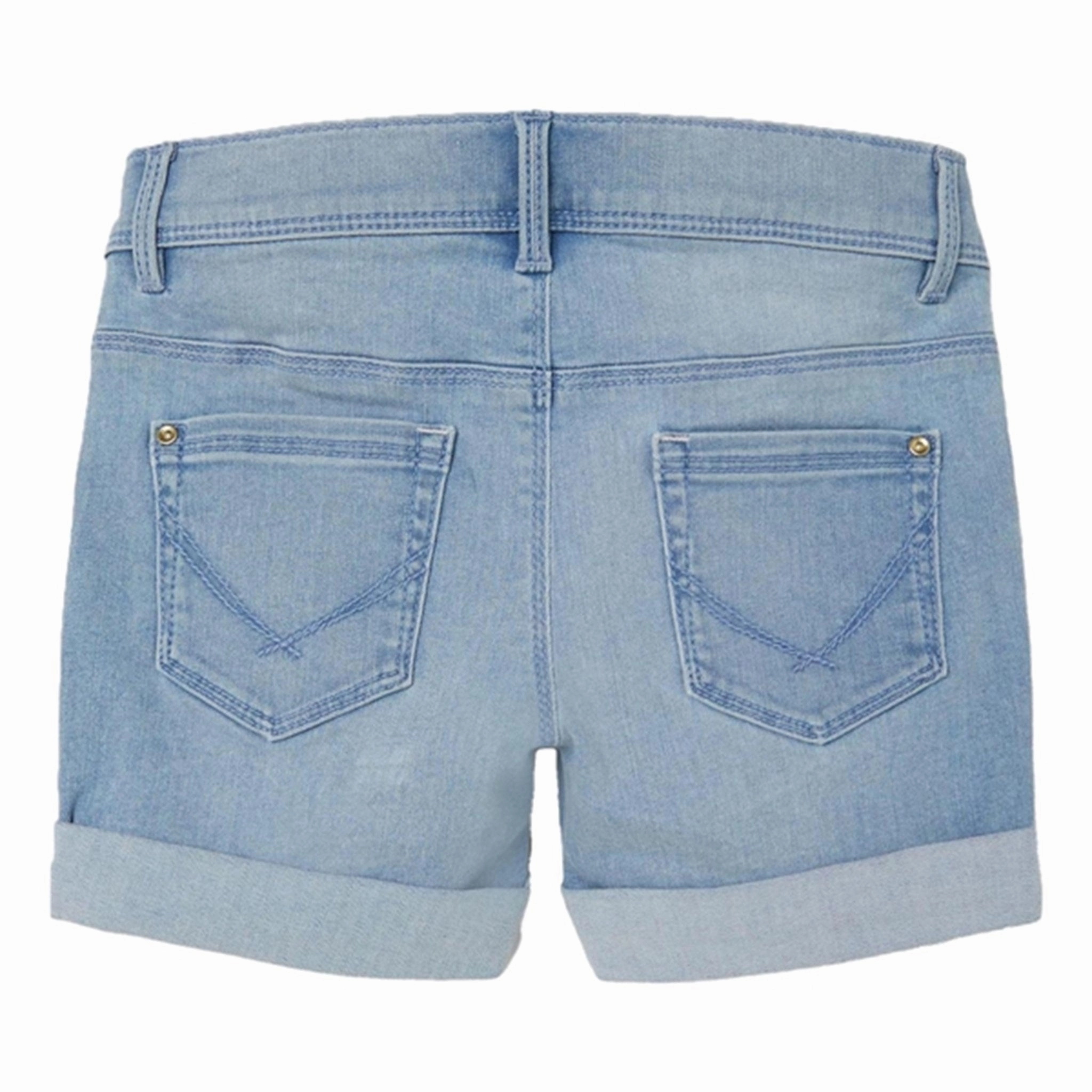 Name it Light Blue Denim Salli Slim Denim Shorts Noos Water Resistant soft fit