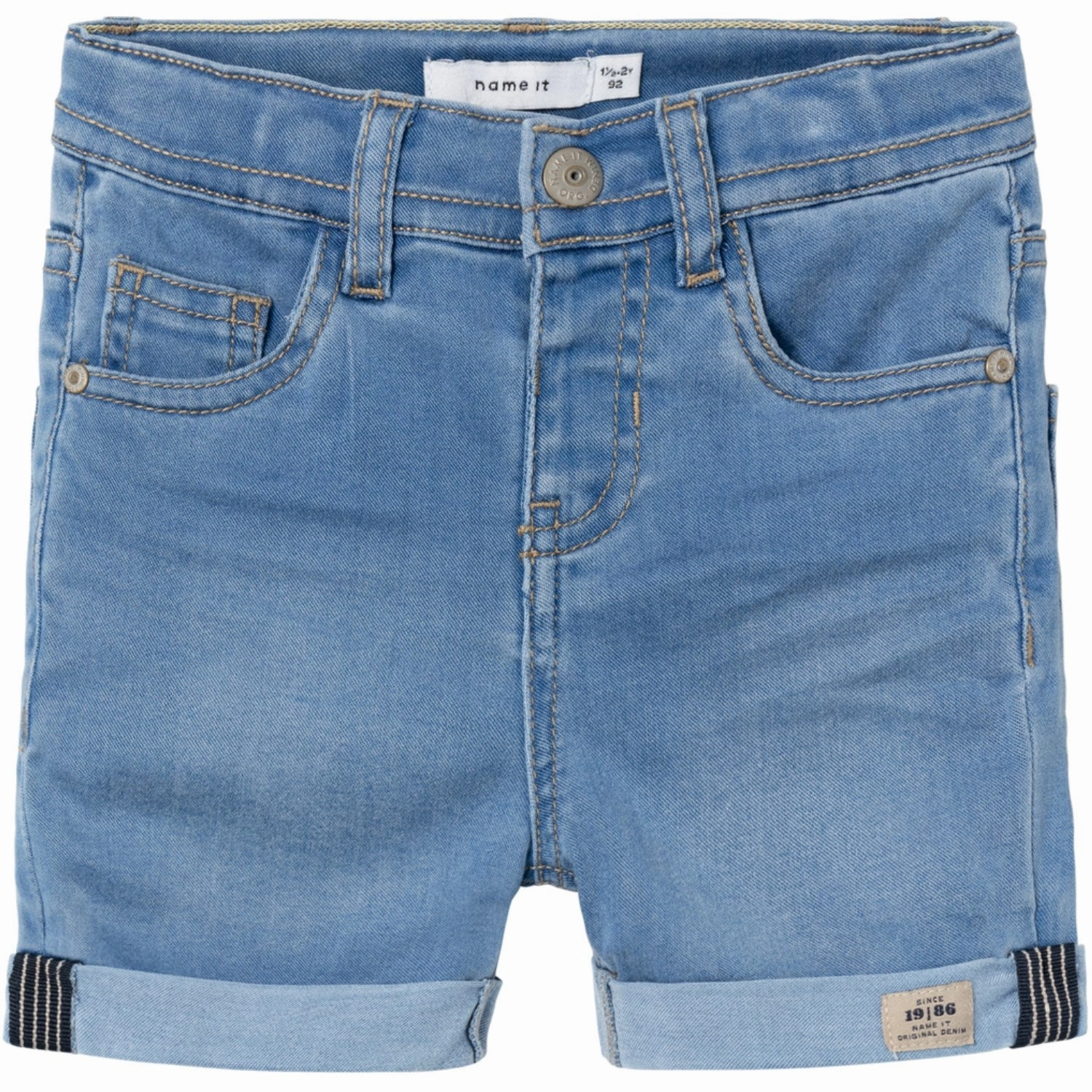 Name It Light Blue Denim Silas Slim Denim Shorts Exclusive item Anti - odor