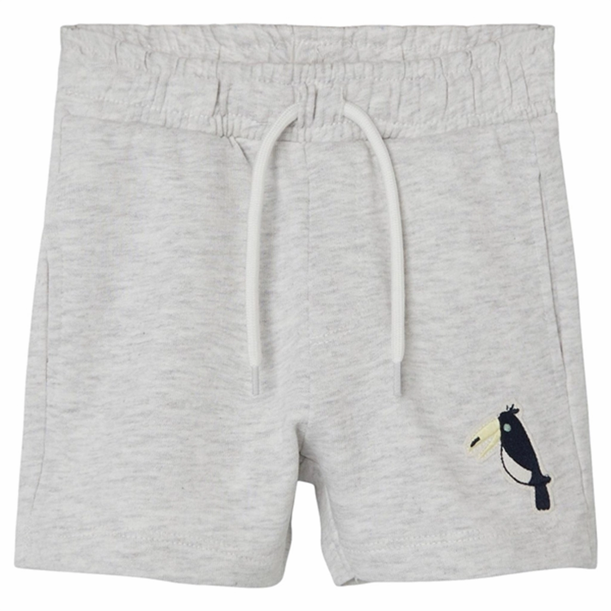 Name it Light Grey Melange Dik Sweat Shorts Multi Pocket System Shock Dispersing Architecture