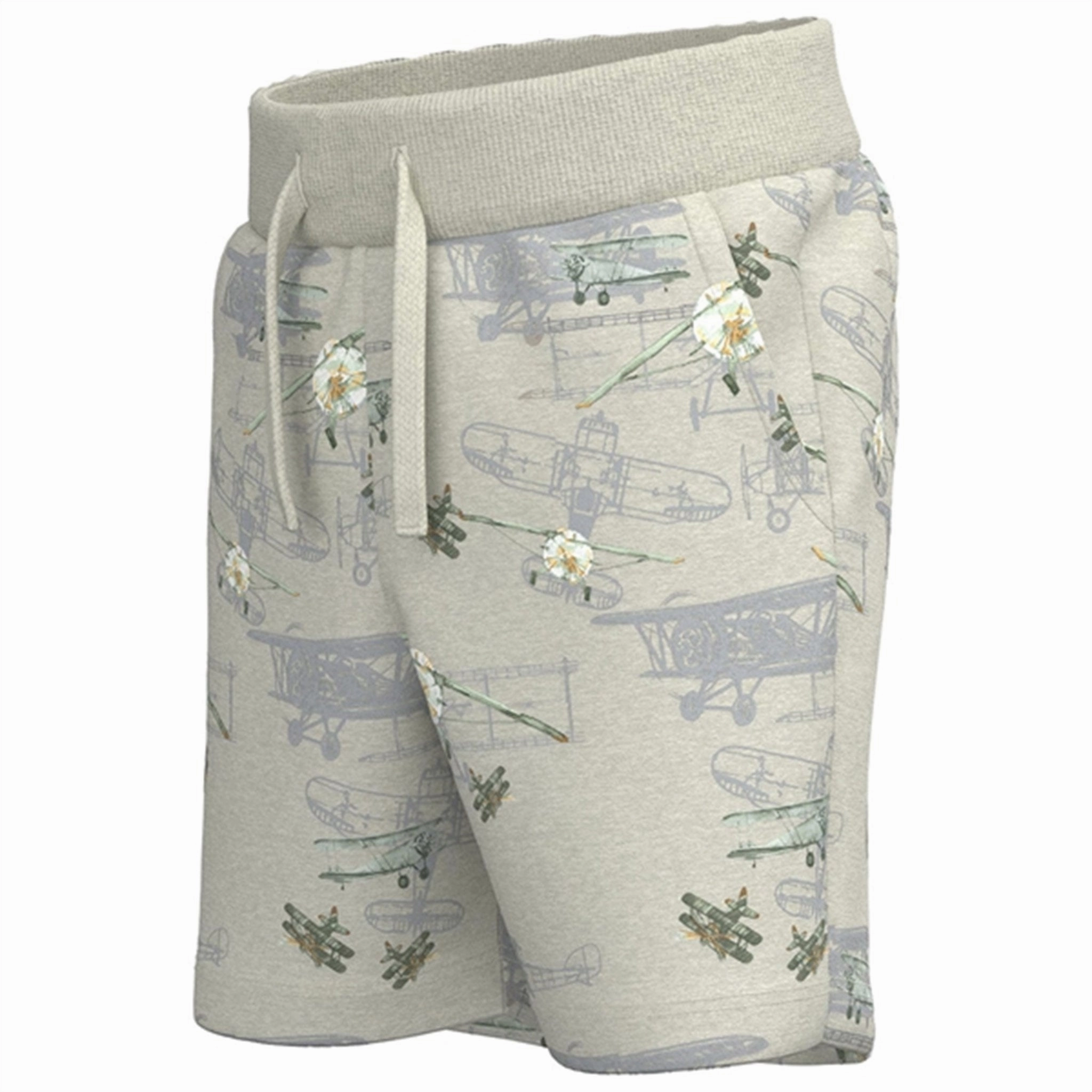 maternity option Rough texture Name it Light Grey Melange Halfdan Sweat Shorts