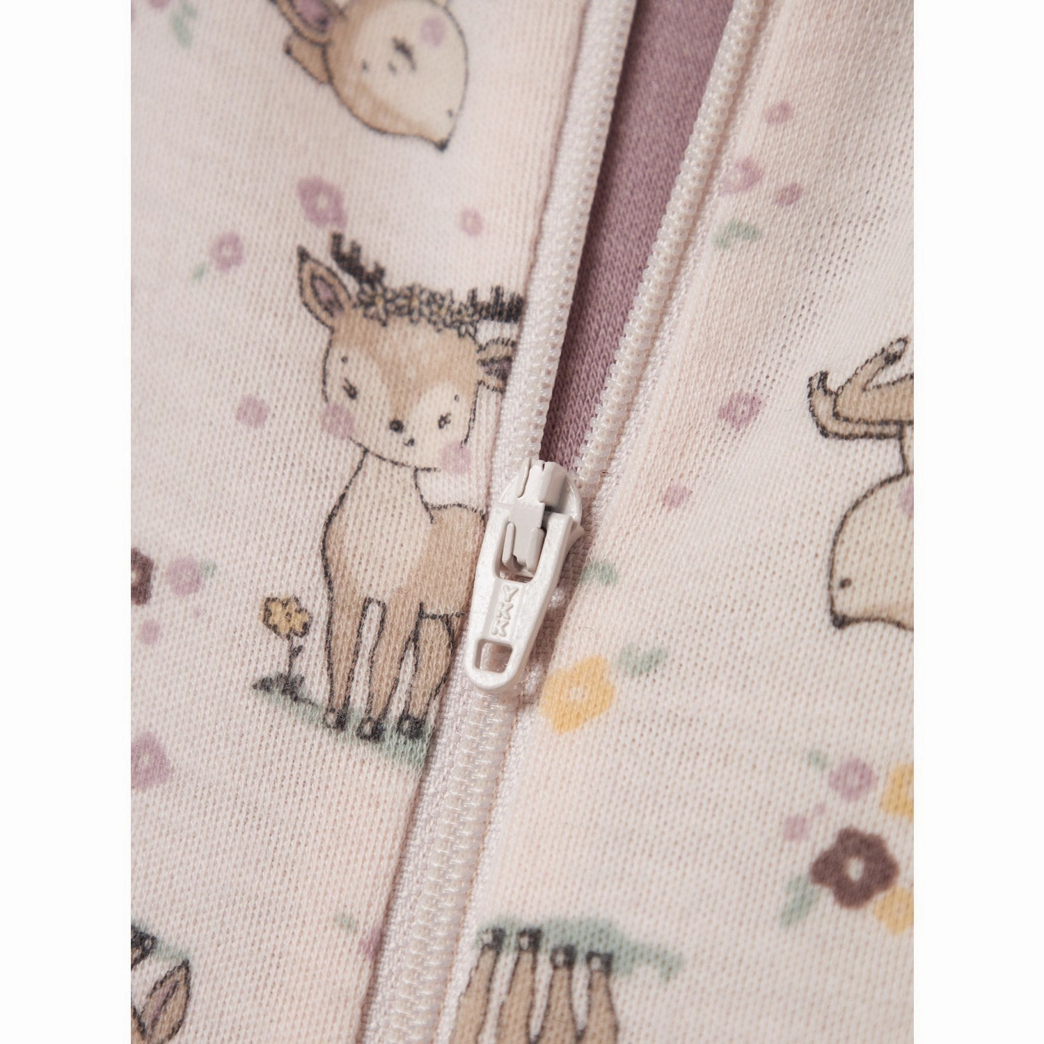 Home Holiday Name It Lilac Ash AOP Willit Wool Onesie