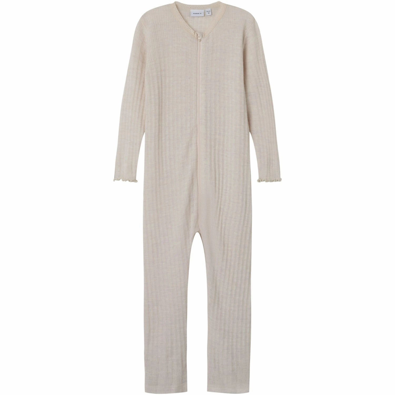 Stretch Bold Name It Lilac Ash Wossa Wool/Silk Rib Nightsuit