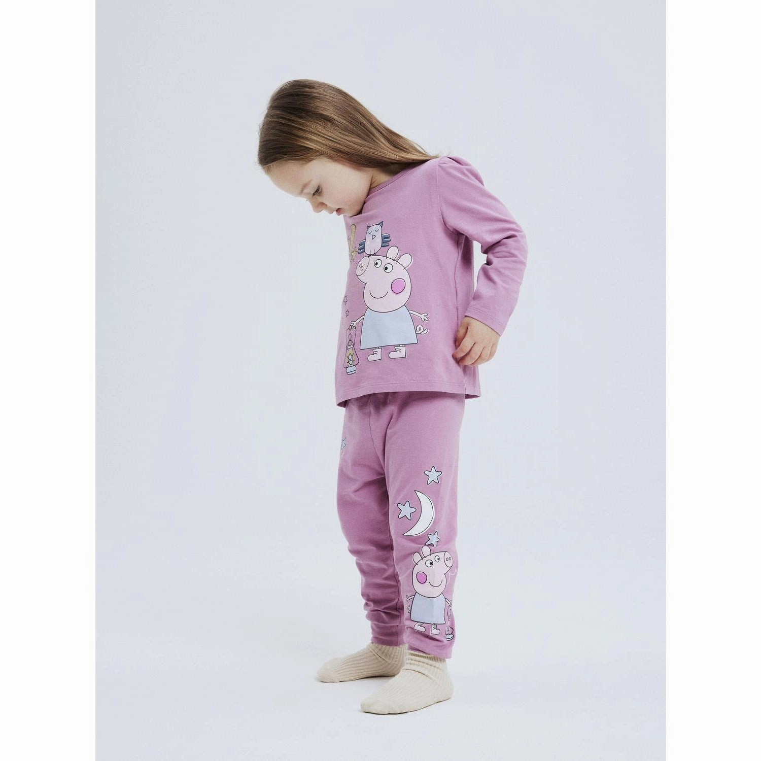 Name It Mauve Orchid Orma Peppa Pig Nightset Casual Moment Indoor Use