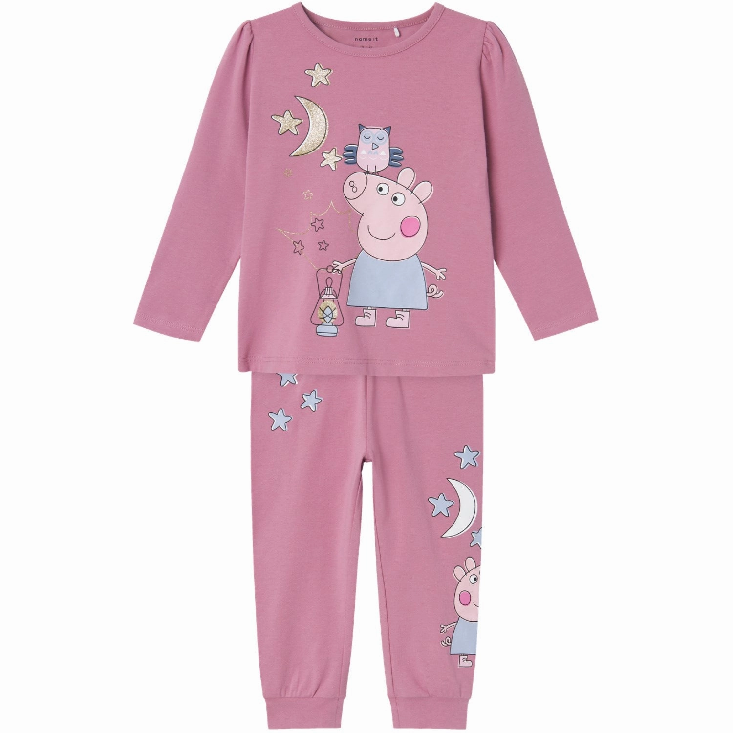 Cozy Mood Breathable Design Name It Mauve Orchid Orma Peppa Pig Nightset