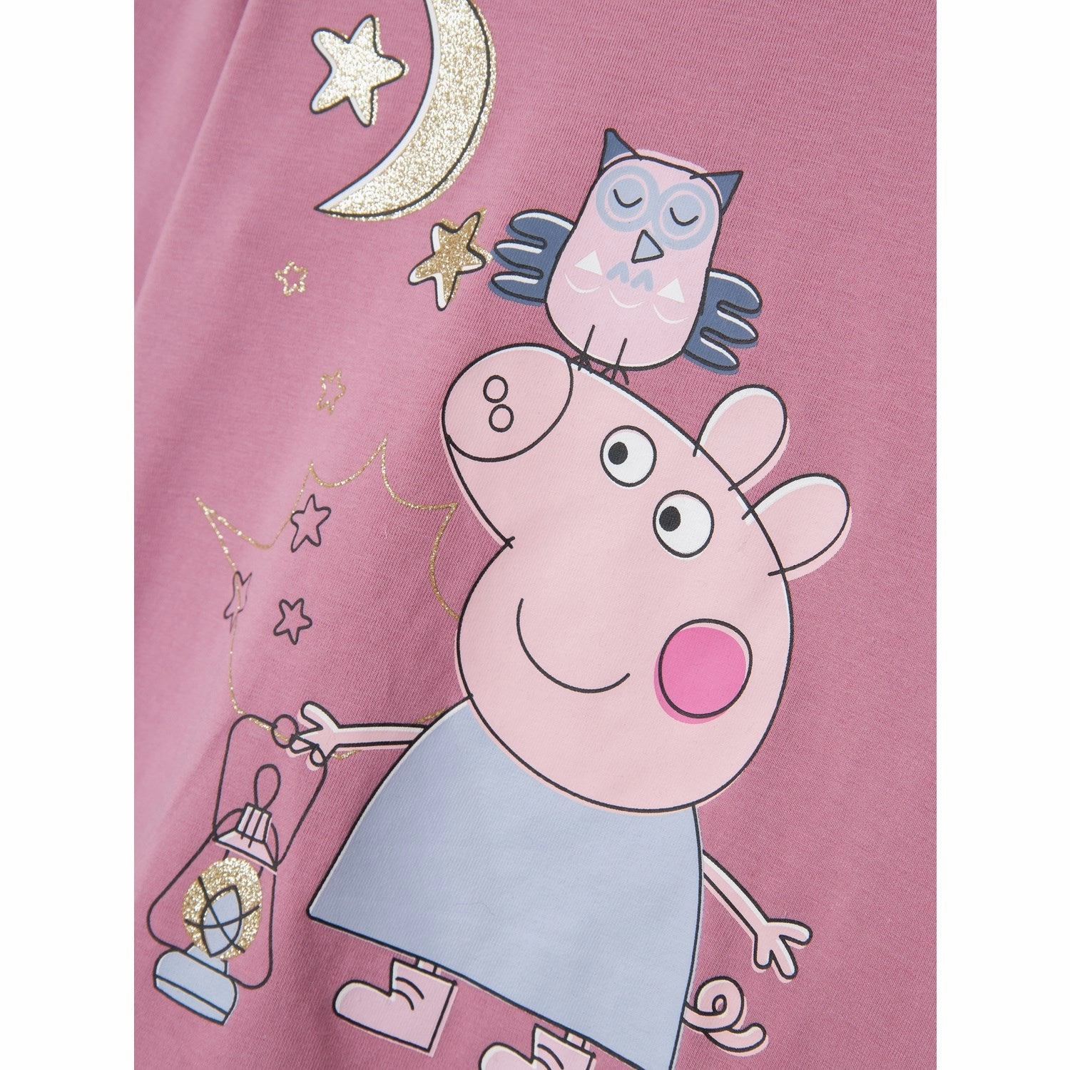 Name It Mauve Orchid Orma Peppa Pig Nightset Breathable Knitwear