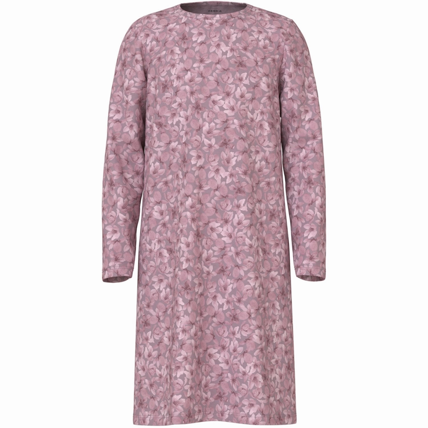 LongLasting Durability VNeck Design Name It Mauve Shadows Nightgown Mauve Flower Noos