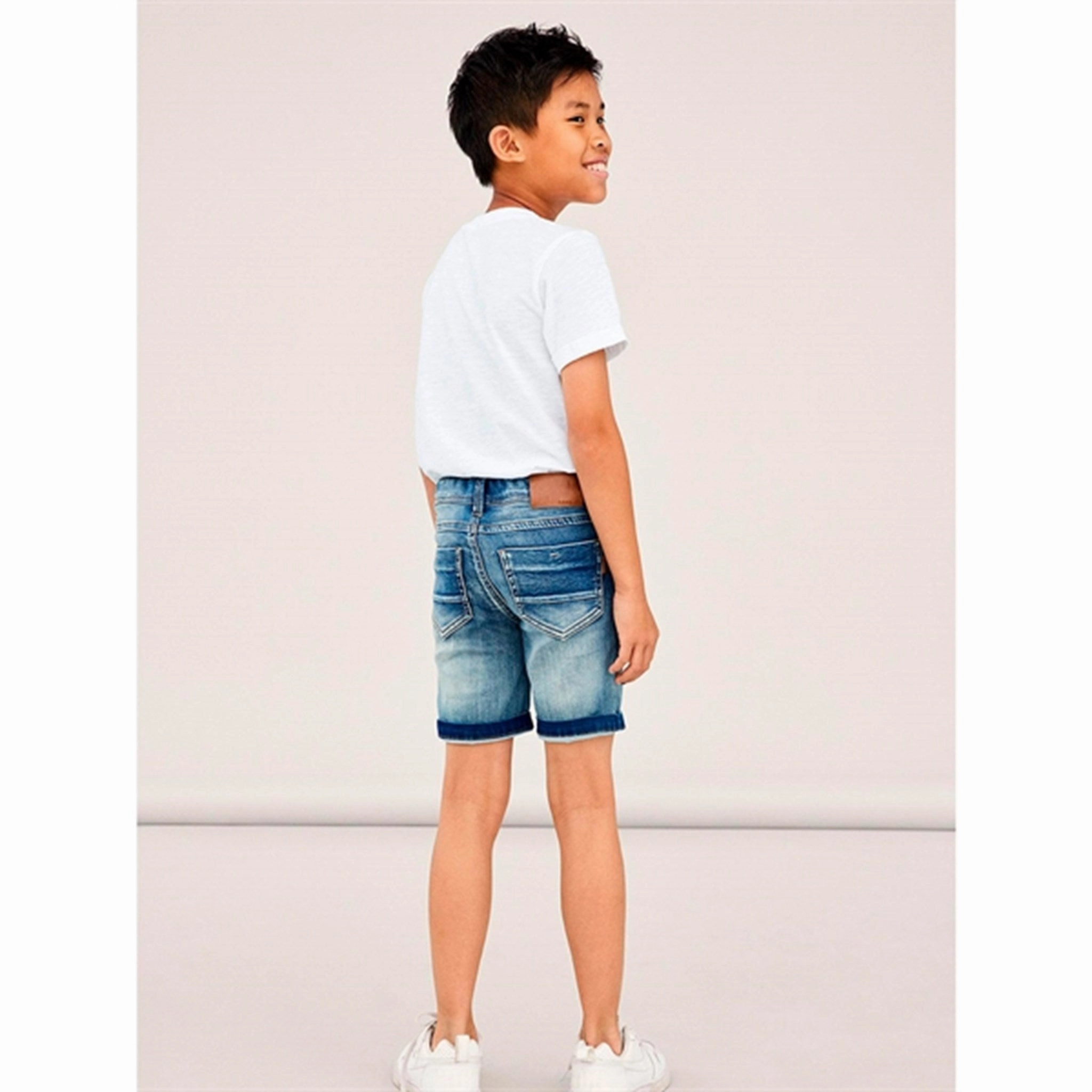 Name it Medium Blue Denim Theo Noos Shorts Comfortable Design