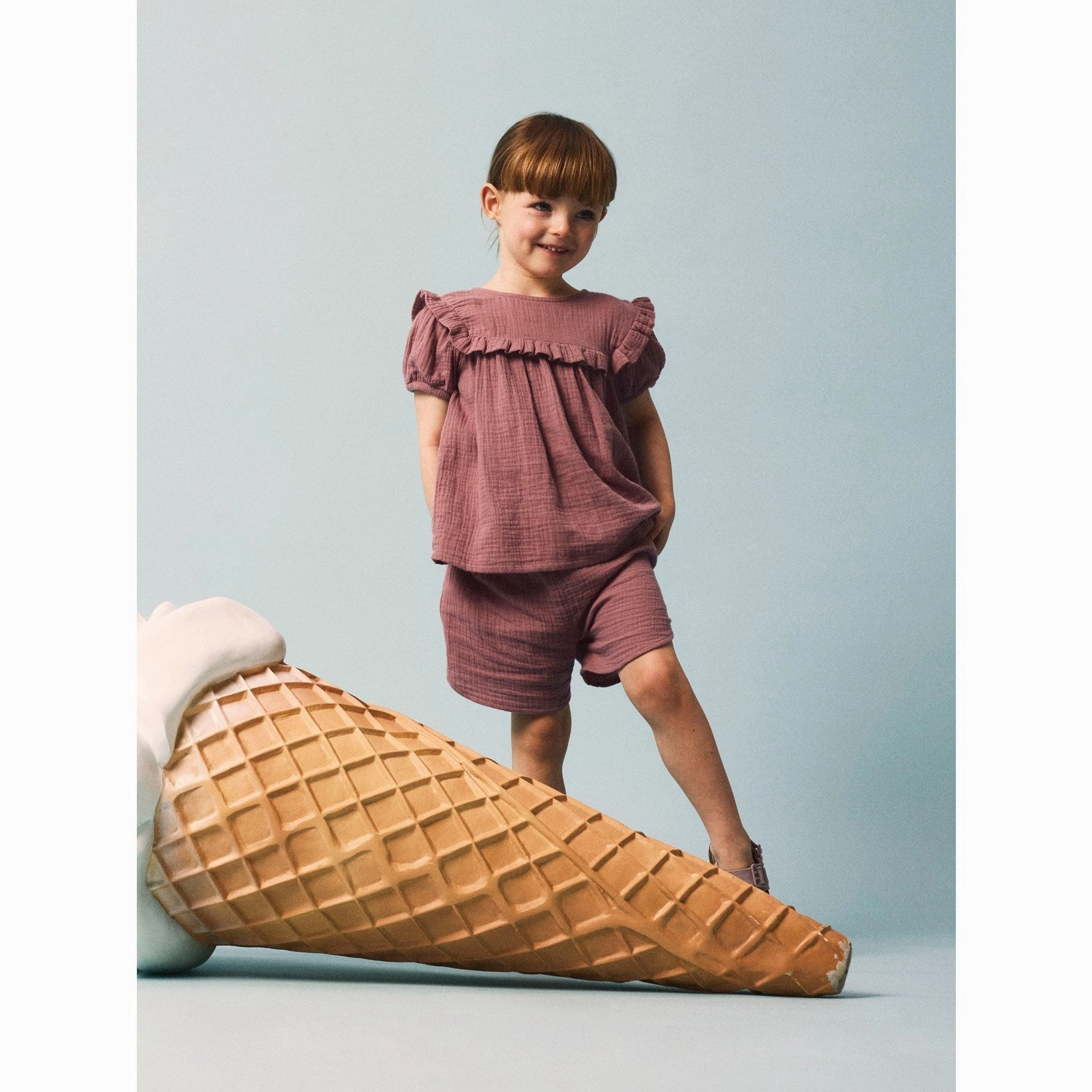 checkered pattern Name It Nostalgia Rose Hussi Shorts