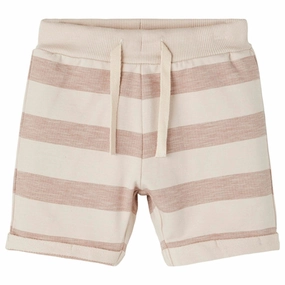 Name it Oatmeal Fimo Long Sweatshorts embroidery work Wrinkle Free Fabric