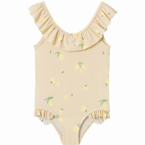 Multipocket Feature Name it Oatmeal Zalou Swimsuit