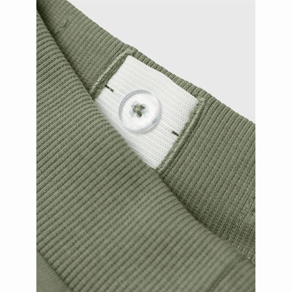 Name it Oil Green Hiko Sweat Shorts Versatile Fit Weekend Outfit